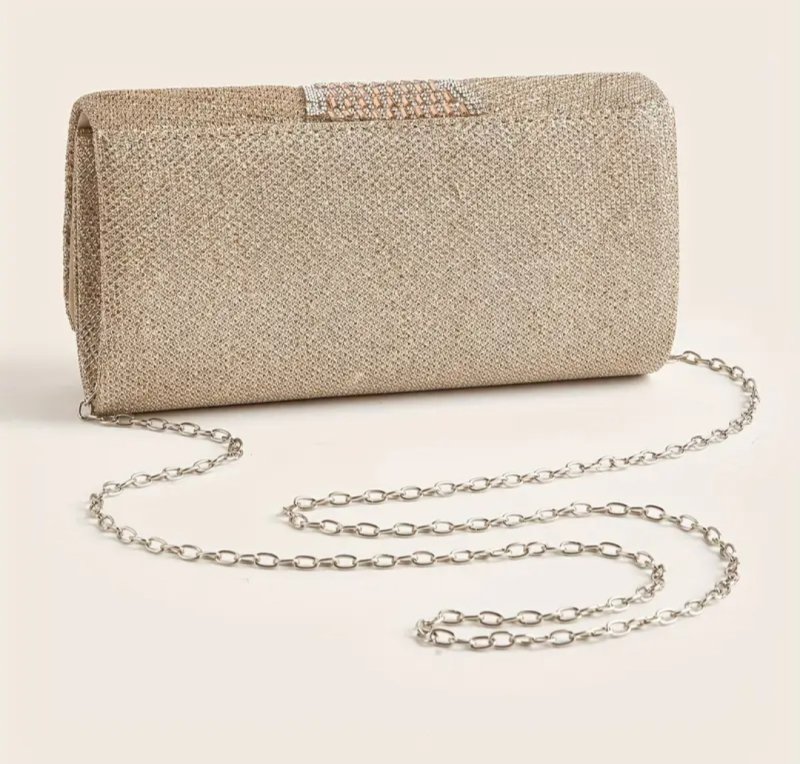 Вечерна чанта в златисто