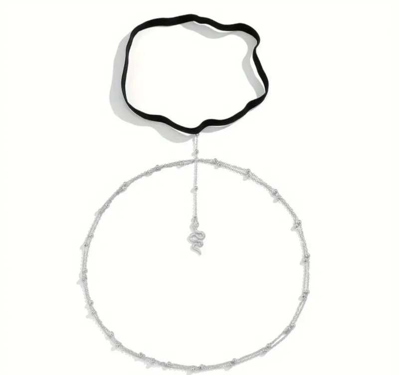 Верижка за бедро със змийски медальон – аксесоар за дръзка визия